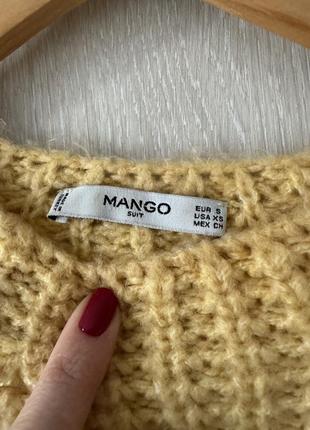 Теплый лимонный свитер от mango5 фото