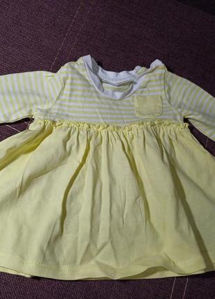 Платье для девчинк 1-2 месяца
