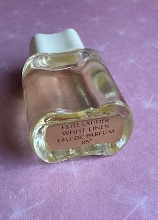 White linen estée lauder парфюмированная вода миниатюра винтаж3 фото
