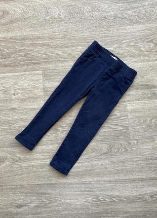 Темно сині джинси джегінси лосини на дівчинку 3 роки 98