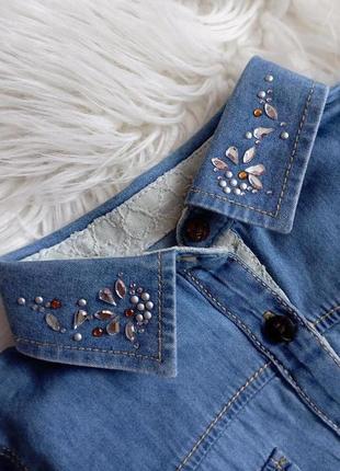 Джинсова сорочка / рубашка 4-5 р.