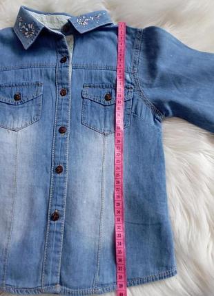 Джинсова сорочка / рубашка 4-5 р.