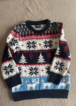 Новогодний рождественский свитер