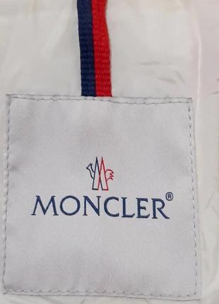 Вечерняя куртка moncler с цветным принтом. размер 3 или l.5 фото