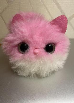 М'яка іграшка кошеня pomsies pinky plush interactive toys, pink/white6 фото