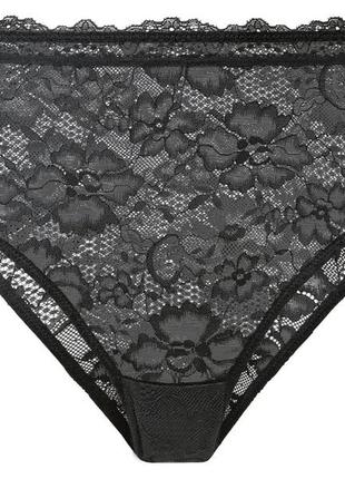 Женские кружевные бразилиана, размер s/m, цвет черный