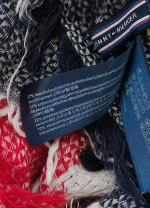 Смугастий шарф tommy hilfiger2 фото