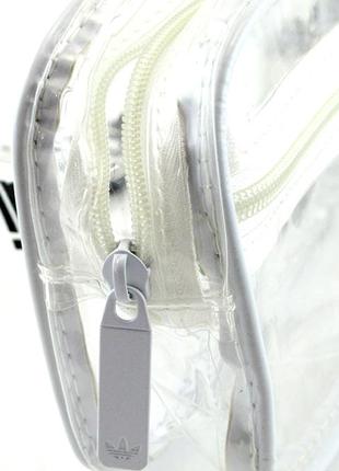 Спортивная сумка бананка прозрачная с белым3 фото