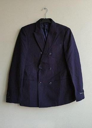 Мужской двубортный жакет пиджак на подкладке scotch & soda amsterdam