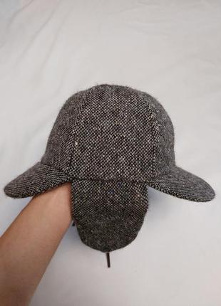 Шапка кепка охотника на оленей, шерлока холмса vintage hanna hats deerstalker double sided wool cap ear flaps