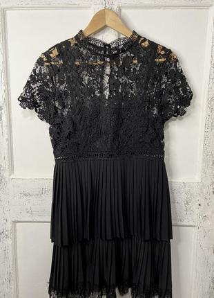 Коктейльна сукня zara мереживна в стилі jean paul gaultier тренд6 фото