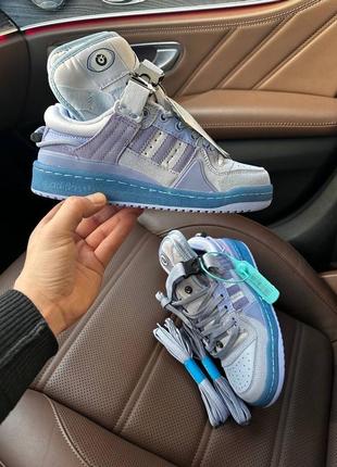 Кросівки adidas forum low x bad bunny light blue