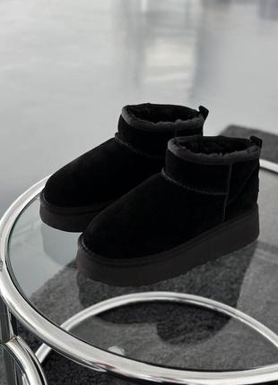 Ugg ultra mini, замшеві жіночі угги, зимові уггі, натуральна шкіра, зима, 36-37-38-39-40-416 фото