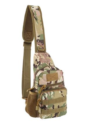 Рюкзак тактический патрульный однолямочный military rangers zk-9102 10л камуфляж multicam (59508264), fdso