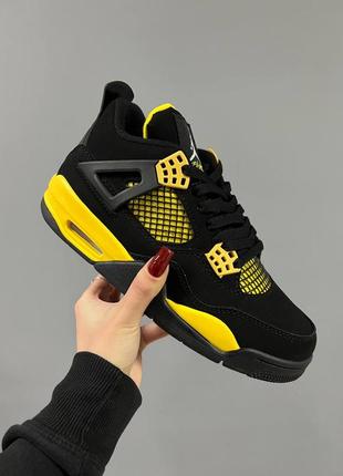 Мужские кроссовки nike air jordan 4 люкс качество