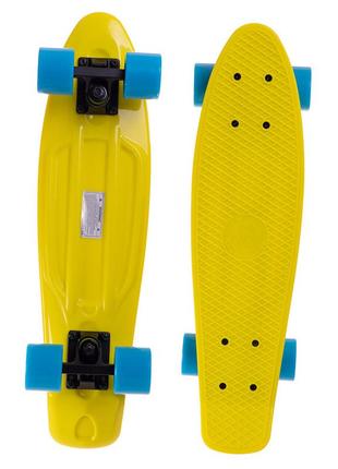 Скейтборд пенни penny sk-401-4 желто-черно-голубой (60508294), fdso