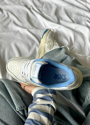 Всесезон жіночі кросівки asics ex89 white blue7 фото