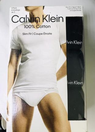 Набор мужских футболок calvin klein. келвин клейн. оригинал