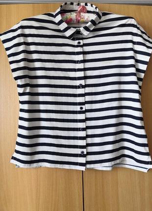 Лёгкая летняя блузка - рубашка бренда calliope, размер м1 фото