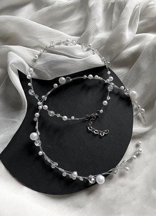 Набор свадебных украшений для невесты: свадебные заколки, шпилька, веточка для волос,...