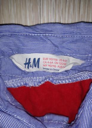 Красный свитер, джемпер обманка h&amp;m на 4-6 лет6 фото