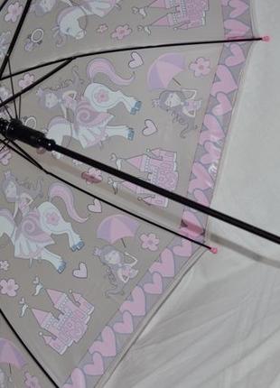 Парасолька парасолька  хлопчику з яскравими піратами матовий прозорий грибком9 фото