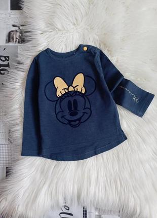 Реглан з minnie disney 6-9 м.