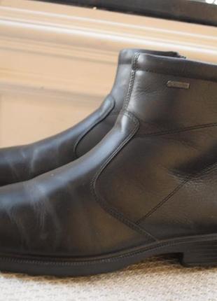 Шкіряні зимові мембранні черевики напівчоботи термоботки ara goretex р. 431 фото