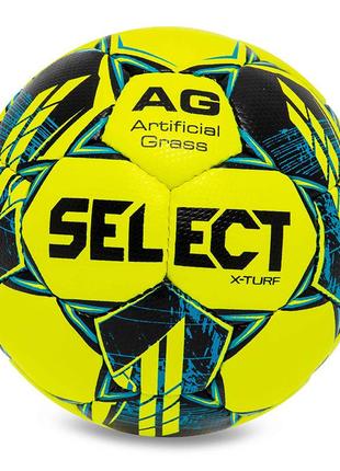 М'яч футбольний x-turf v23 x-turf-4yb no4 жовто-синій (57609031)