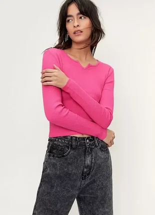 Вафельная кофточка размера l/xl от nasty gal