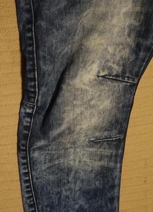 Классные фирменные джинсы анатомического кроя beck&hersey 100% timeworn threads carrot fit 34 l4 фото