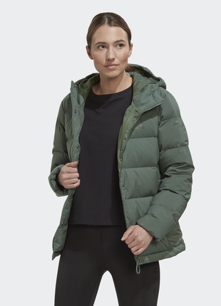 Куртка пуховик adidas helionic hooded down jacket1 фото