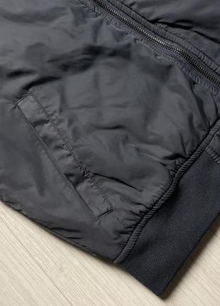 Мужской утепленный бомбер, куртка essentials, размер s6 фото