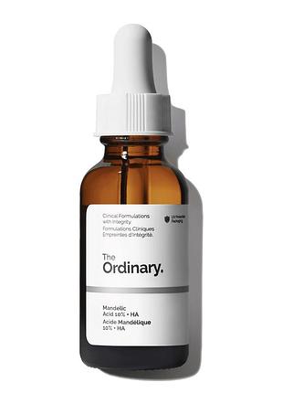 Пілінг the ordinary  із 10% мигдальною і гіалуроновою кислотою