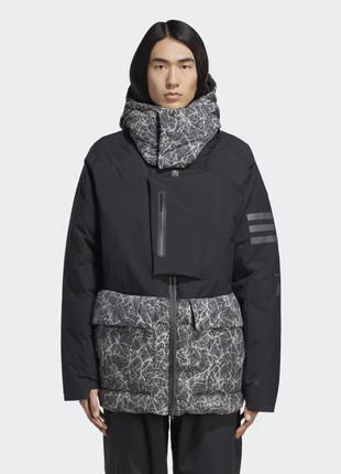 Пуховик Кроссовки мужские зимние adidas climaproof синие на меху