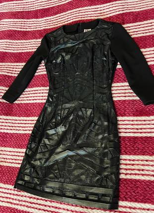 Платье из еноко-кожи6 фото