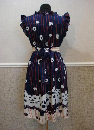 Летнее атласное платье с принтом бренд orion4 фото