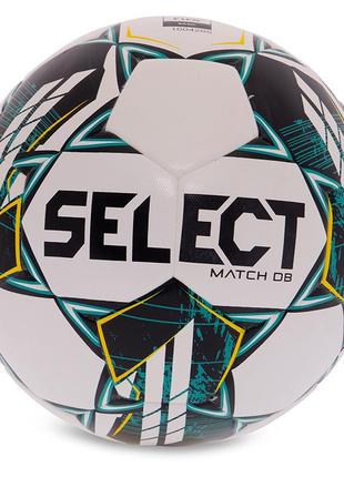 Мяч футбольный match db v23 match-wg №5 бело-зеленый (57609008)