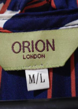 Летнее атласное платье с принтом бренд orion5 фото