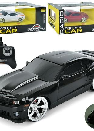 Машина металева інерційна з гумовими колесами ar-2312 автосвіт, 1:24 camaro