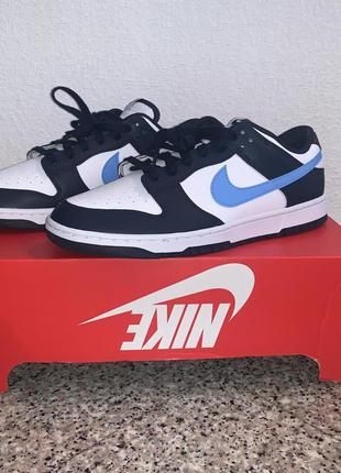 Nike dunk low retro qs white blue 10.5 44.5 оригінал