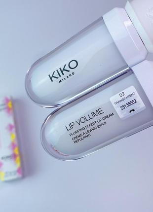 Блиск для збільшення об’єму губ lip volume kiko milano. плампер для губ кіко мілано. максимайзер1 фото