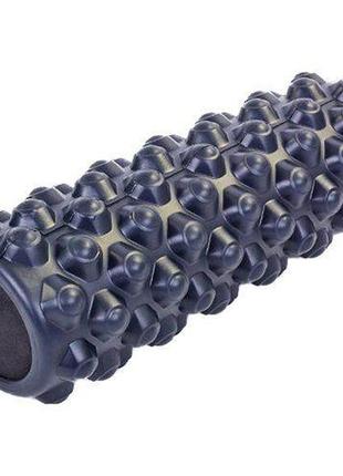 Роллер для йоги и пилатеса bubble fi-5714 36см черный (33508033), fdso