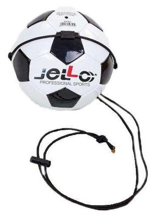 Мяч футбольный тренировочный fb-6420 №4 черно-белый (57457001), jello
