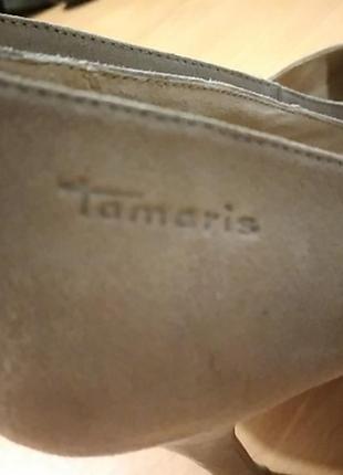 Продам замшевые туфли на высоком каблуке 41 размера бренд tamaris5 фото