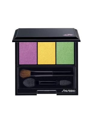 Трехцветные тени shiseido luminizing satin eye color trio тон ye406 tropicalia1 фото