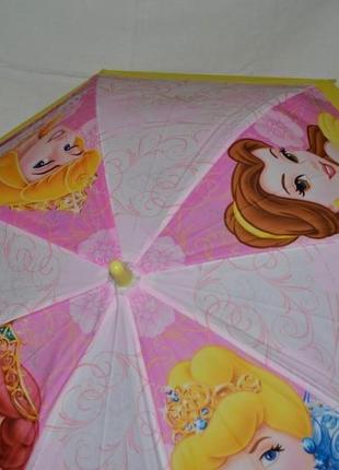 Зонт зонт детский с яркими героями матовый яркий и веселый принцессы десней6 фото