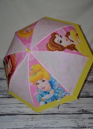 Парасоля парасолька дитяча з яскравими героями матовий яскравий та веселий принцеси дісней1 фото