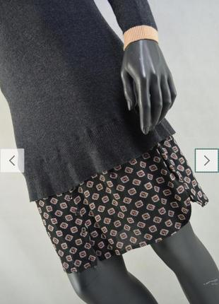 Свитер-платье удлиненный свитер- туника с кашемиром2 фото