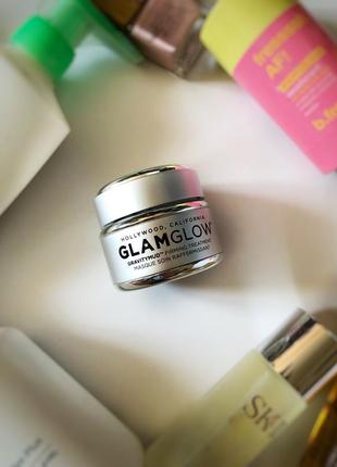 Маска-пленка с эффектом лифтинга glamglow glittermask gravitymud firming treatment1 фото